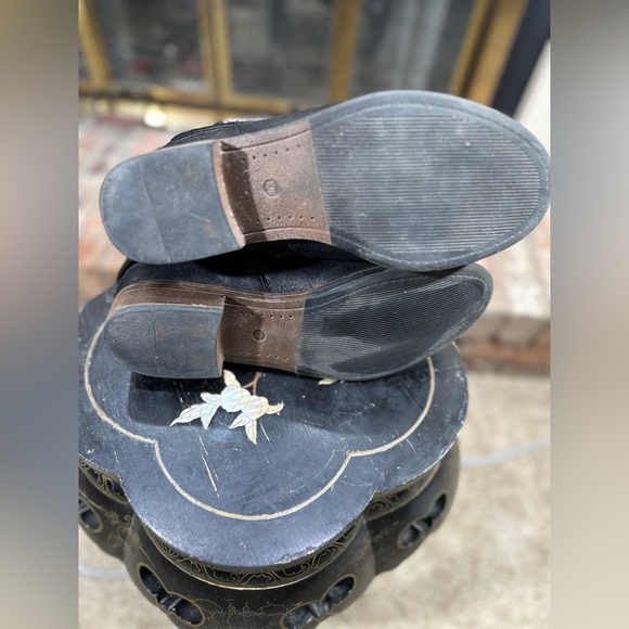 Torrid Black Knee High Moto Boots 10W Wide Calf Faux Leather Zip Riding Boot - Picture 8 of 14